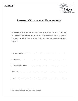 passport handover letter format.